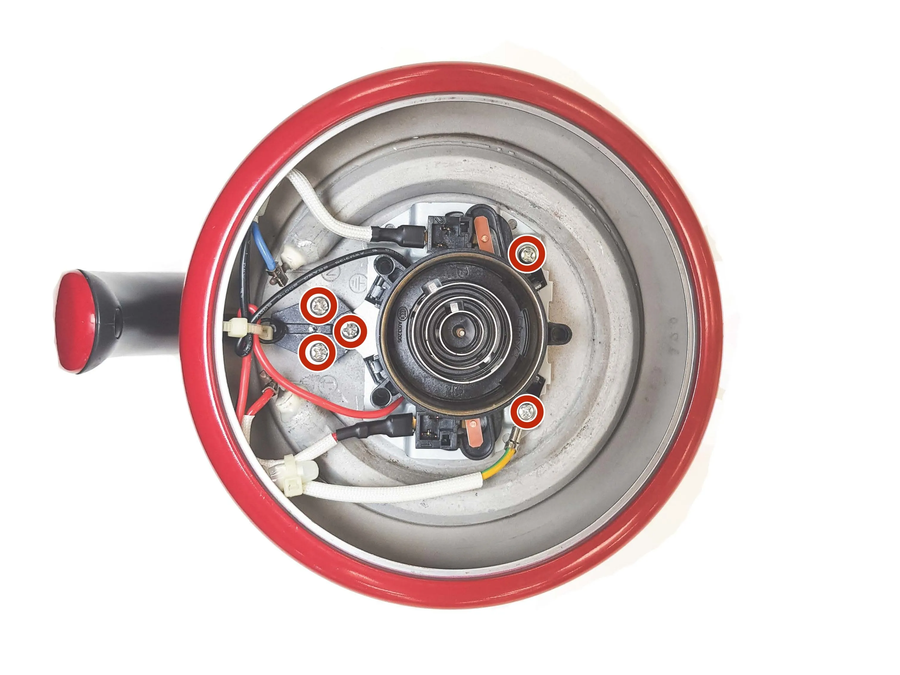 Breville Smart Kettle BKE825 Разборка, сборка теплообменника: шаг 3, изображение 1 из 3