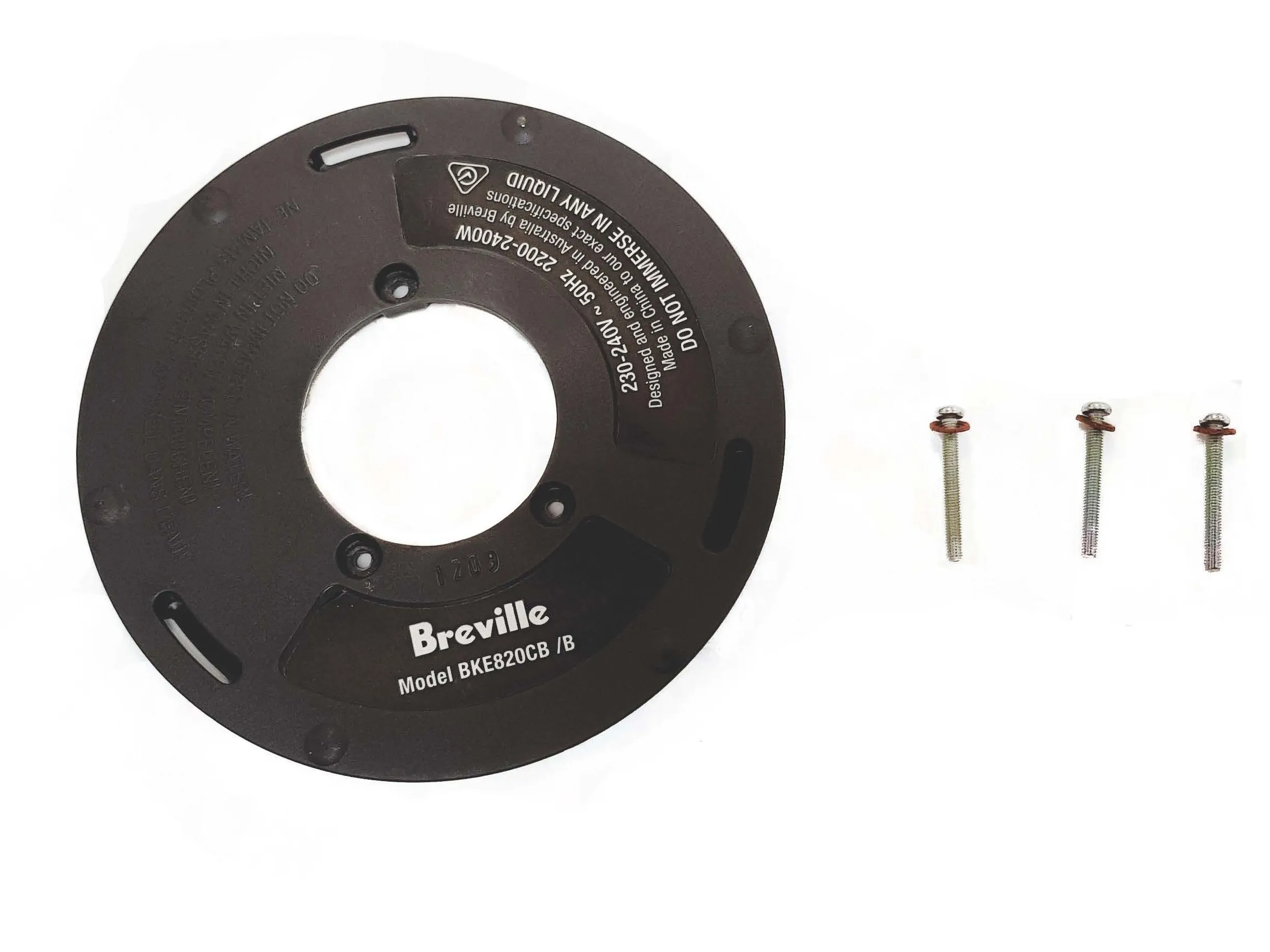 Breville Smart Kettle BKE825 Разборка, удаление дна чайника: шаг 2, изображение 3 из 3