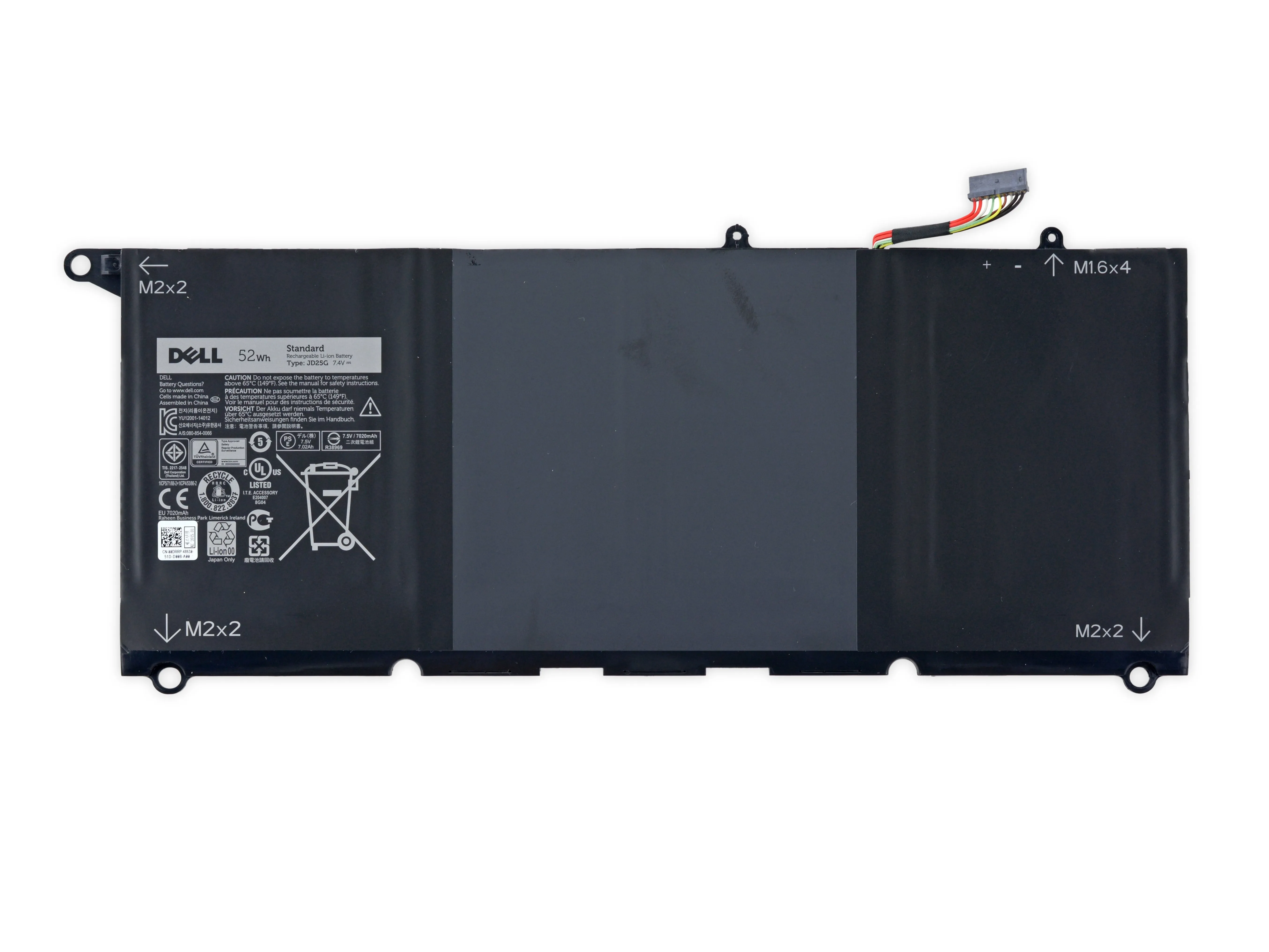 Разборка Dell XPS 13: шаг 7, изображение 2 из 2