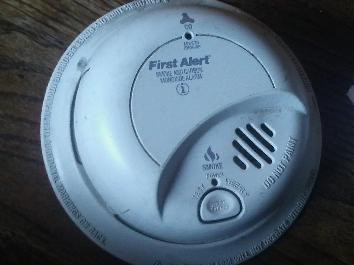 Разборка первой тревожной сигнализации дыма и угарного газа