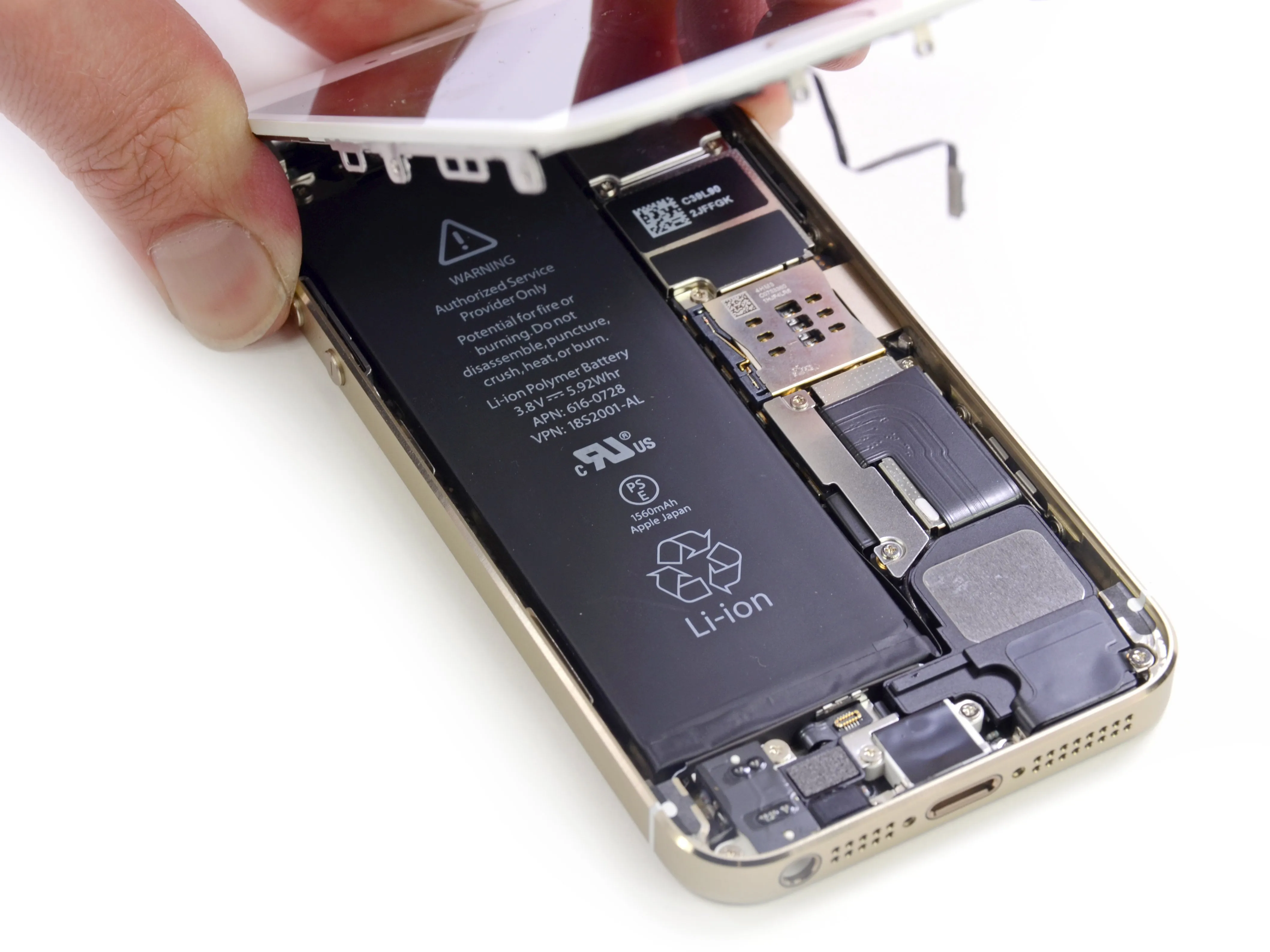 Разборка iPhone 5s: шаг 5, изображение 3 из 3