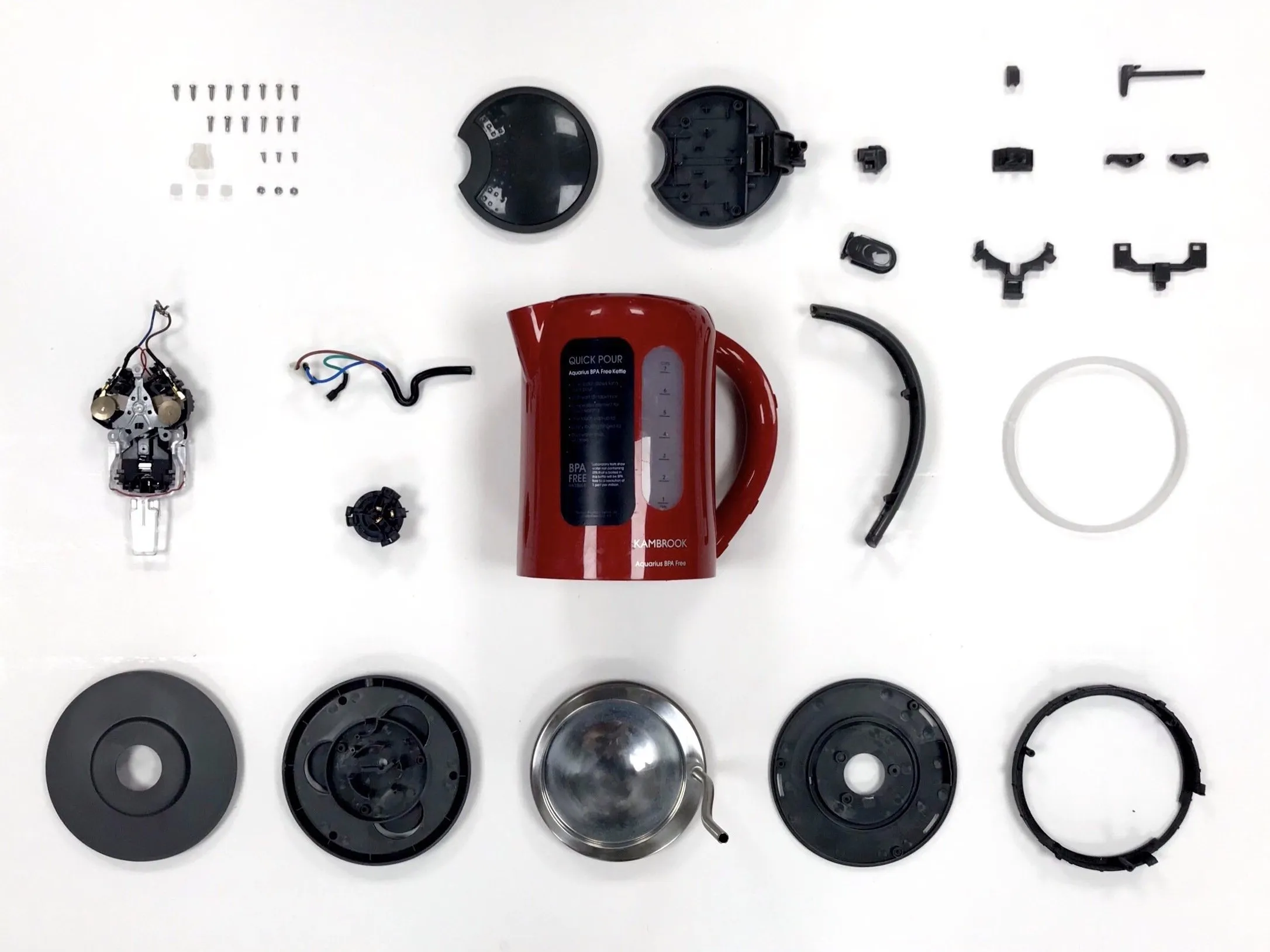Разбор чайника KAMBROOK 1,7 л BPA Free: шаг 12, изображение 1 из 1