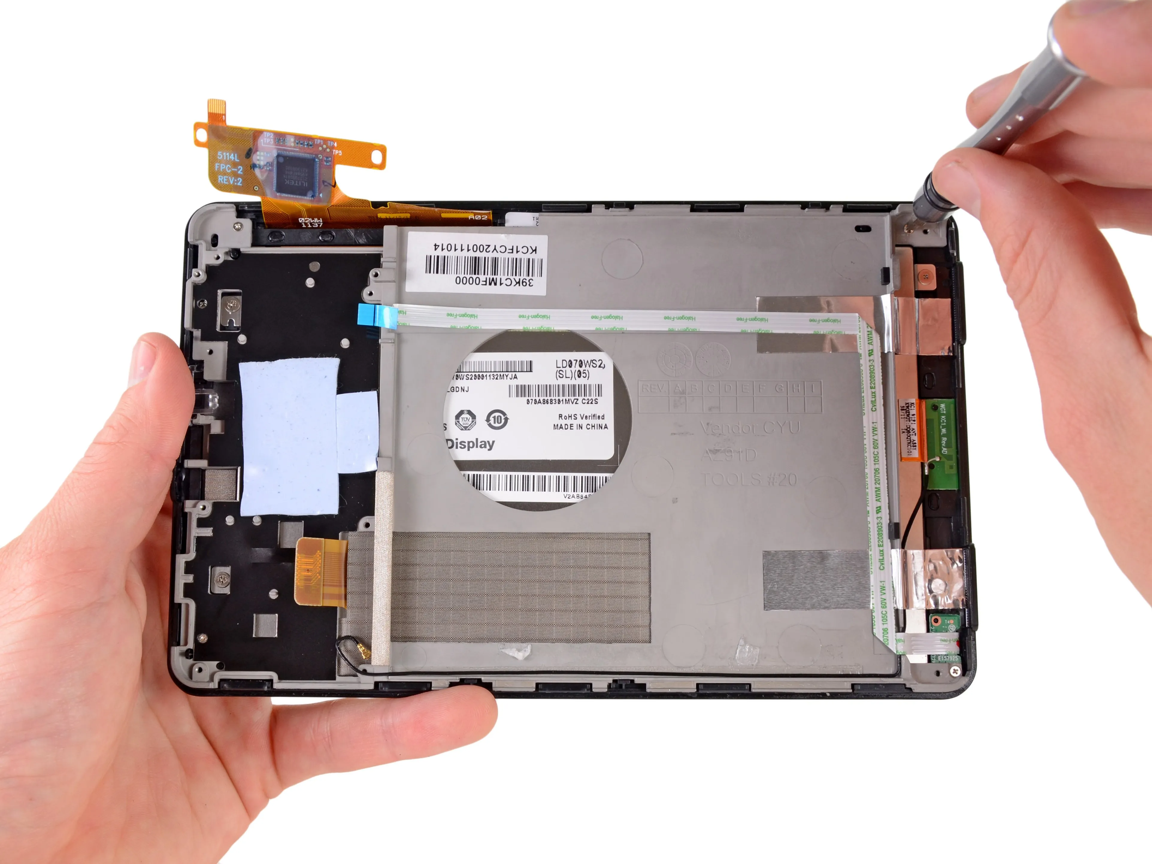 Разбор Kindle Fire: шаг 13, изображение 1 из 2