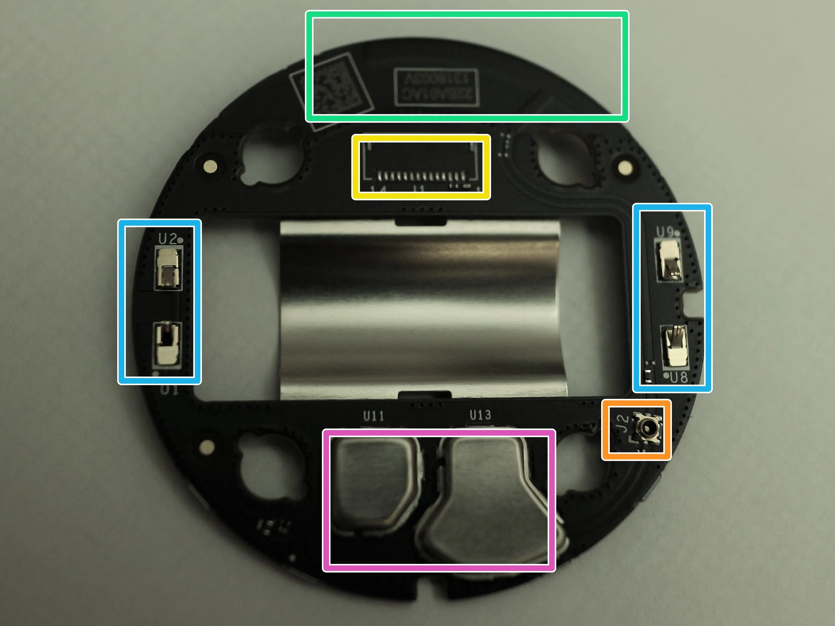 Разборка датчика температуры Nest, внимательно смотрим на печатную плату: шаг 4, изображение 1 из 2