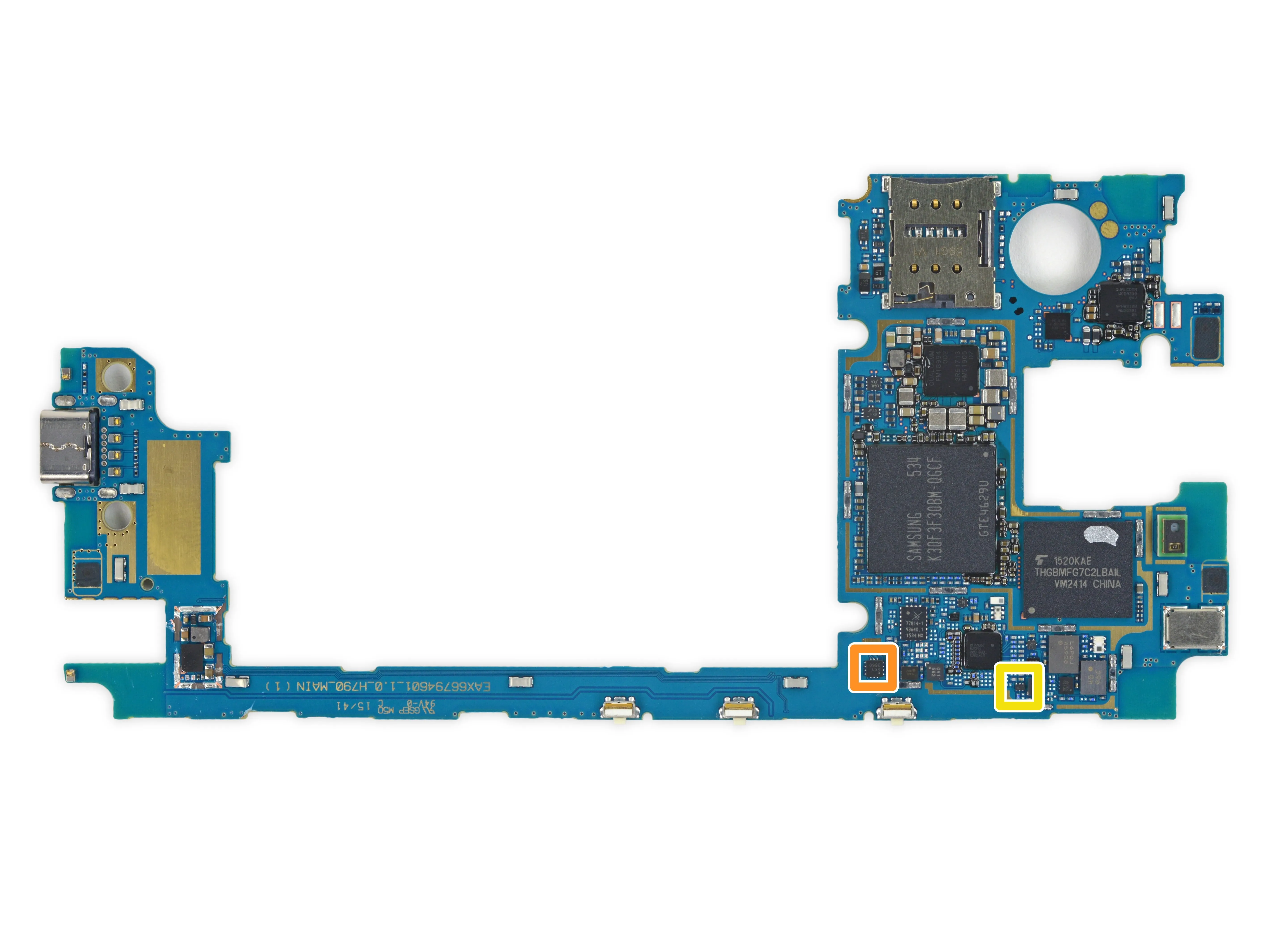Разборка Nexus 5X: шаг 14, изображение 1 из 2