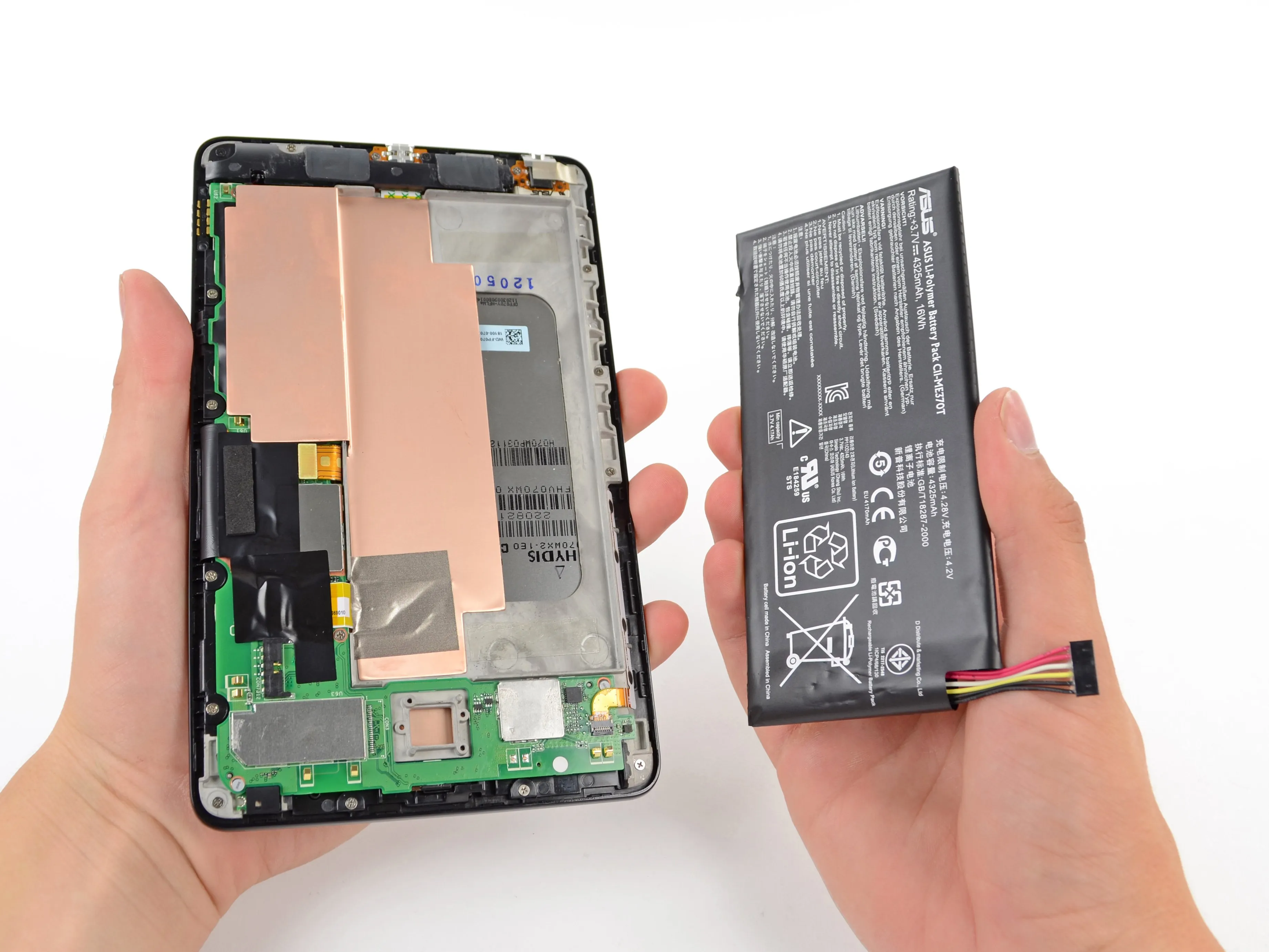 Разборка Nexus 7: шаг 6, изображение 2 из 2