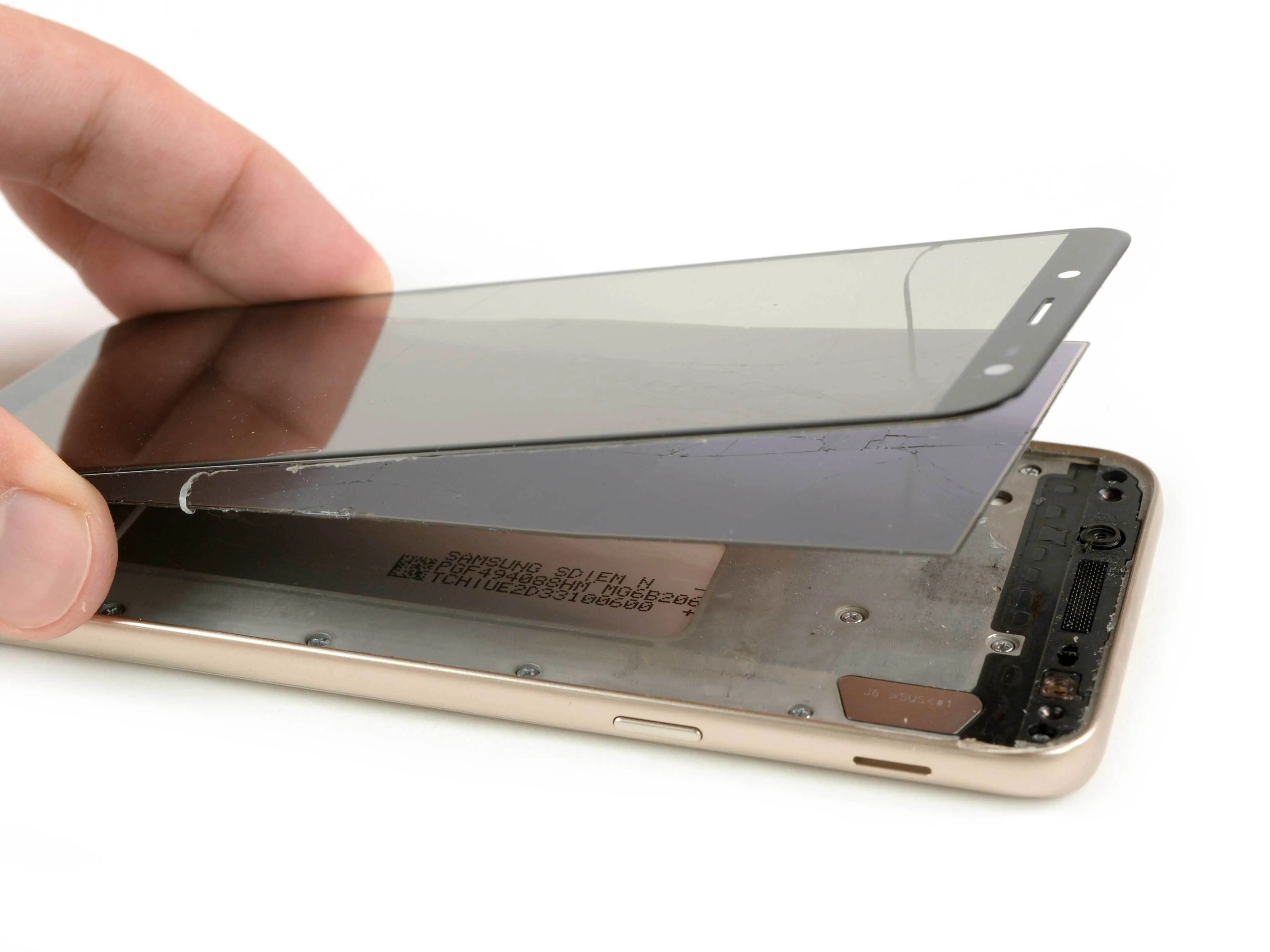 Разборка Samsung Galaxy J6: шаг 3, изображение 2 из 3