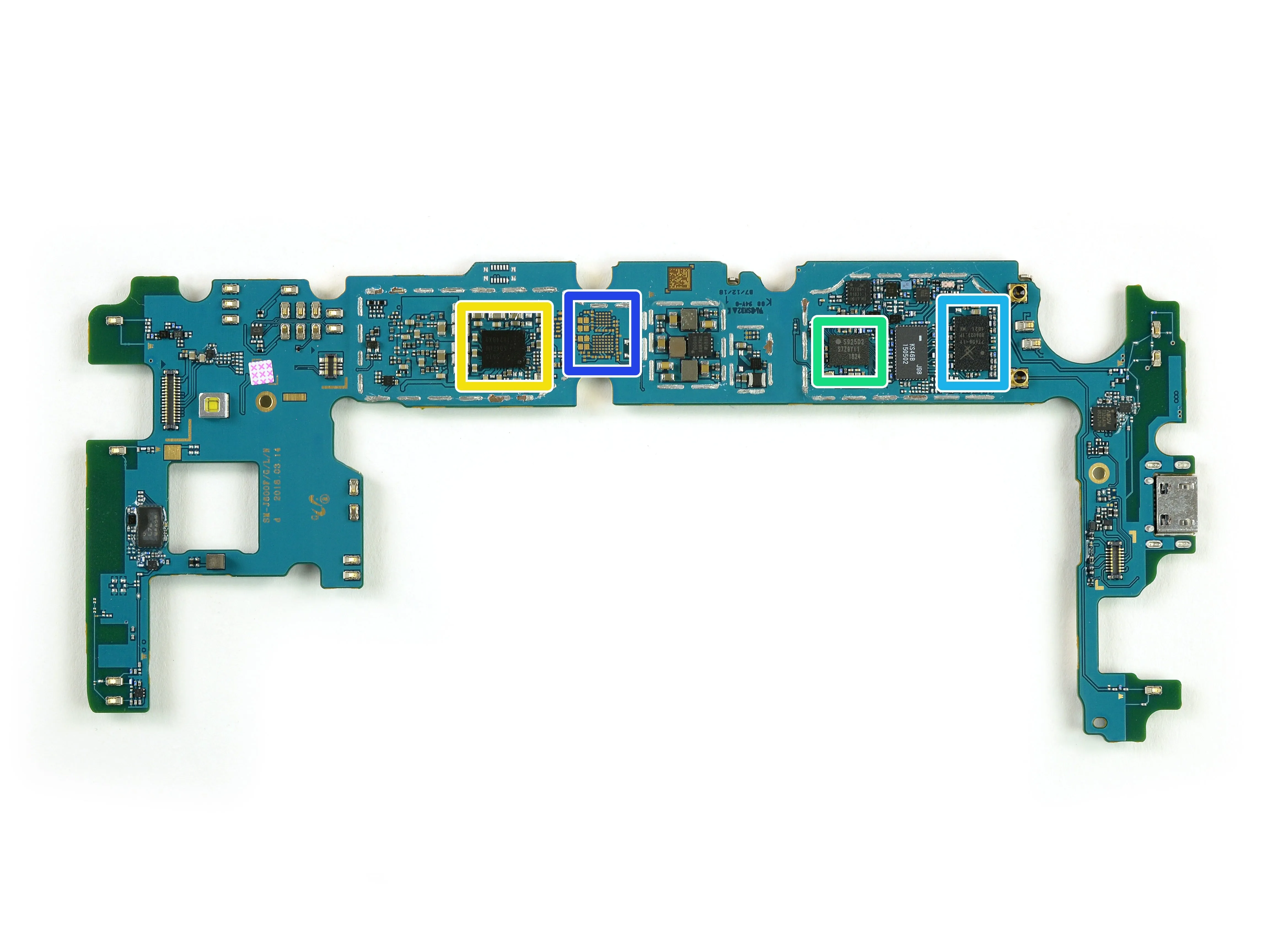 Разборка Samsung Galaxy J6: шаг 8, изображение 2 из 2