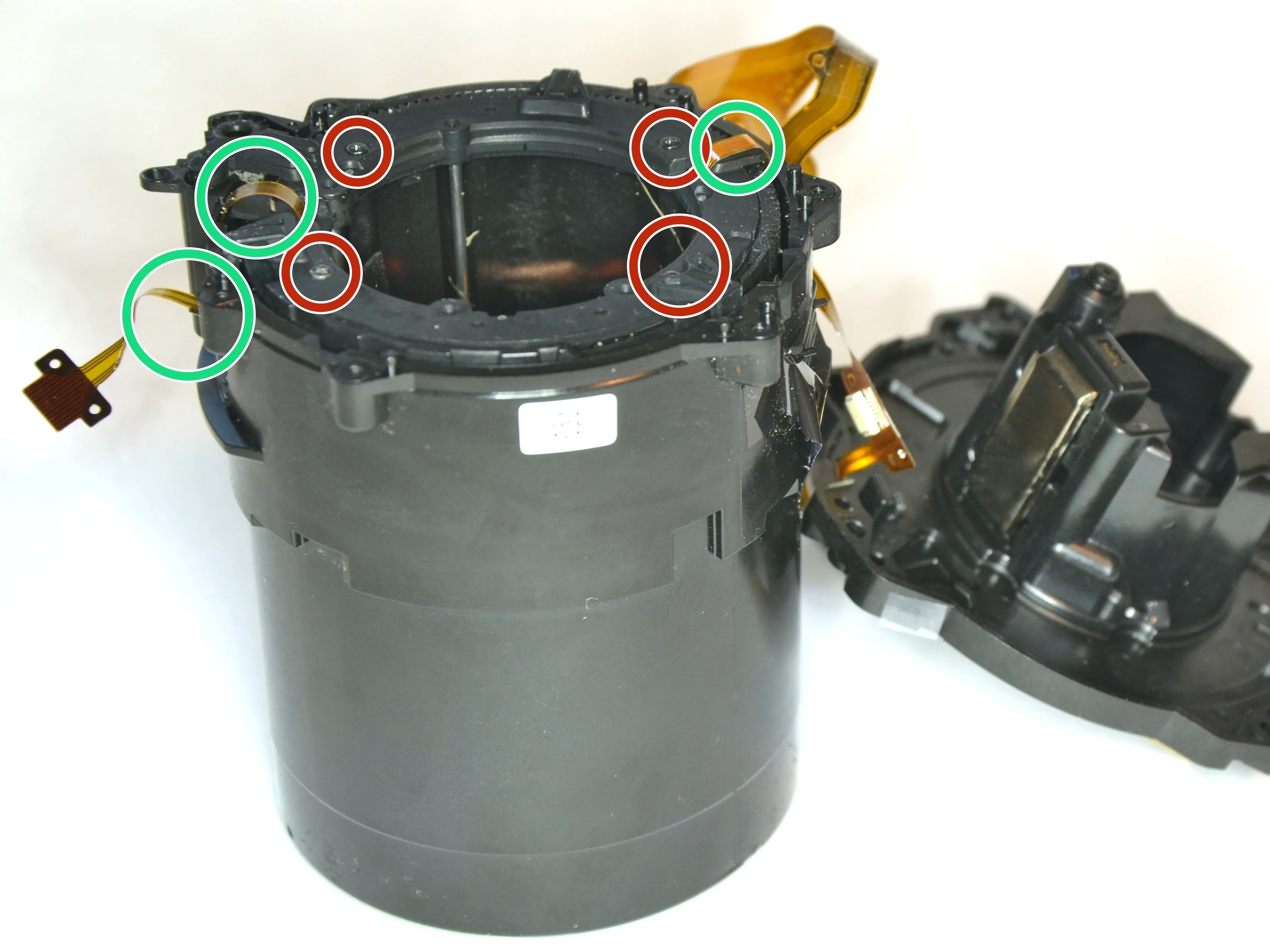 Sony Cyber-shot DSC-HX400V Teardown, оптика: шаг 16, изображение 1 из 1