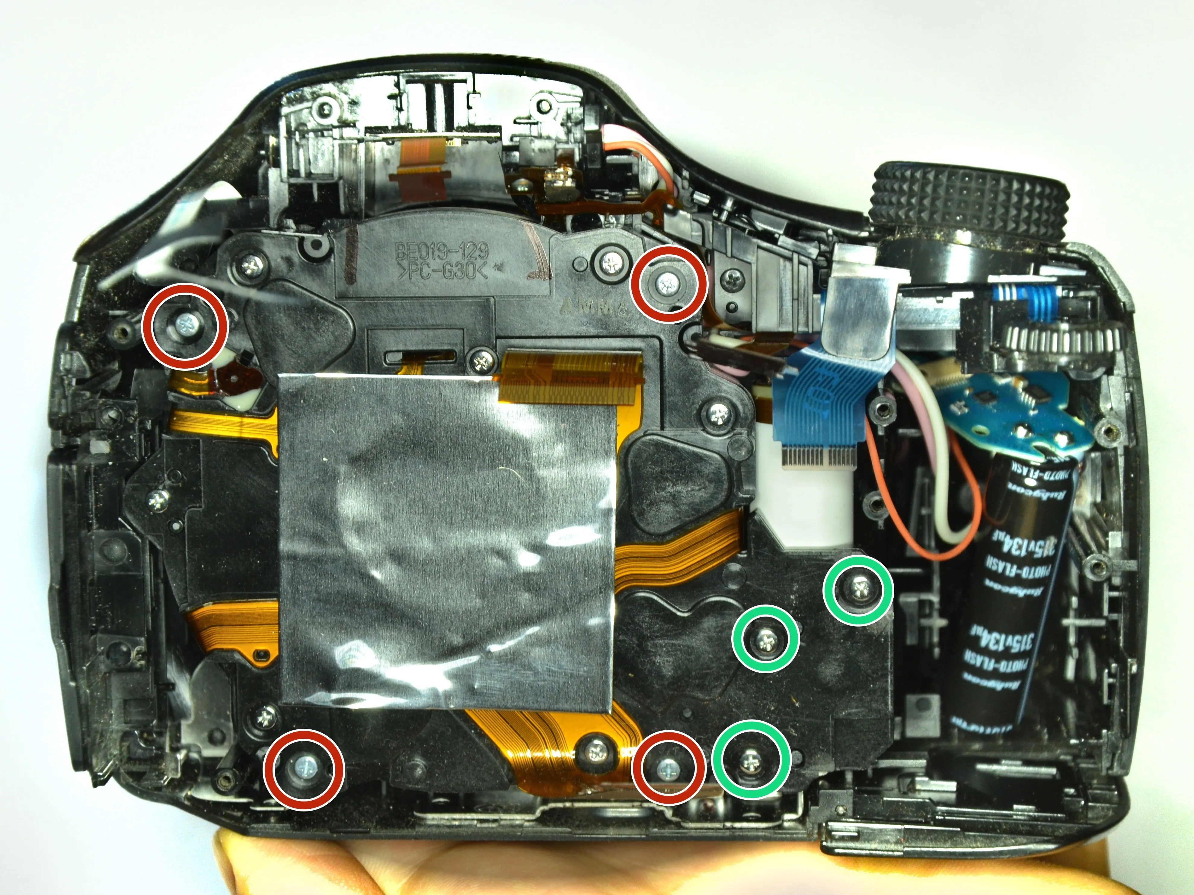 Разборка Sony Cyber-shot DSC-HX400V, снятие оптики: шаг 14, изображение 1 из 1