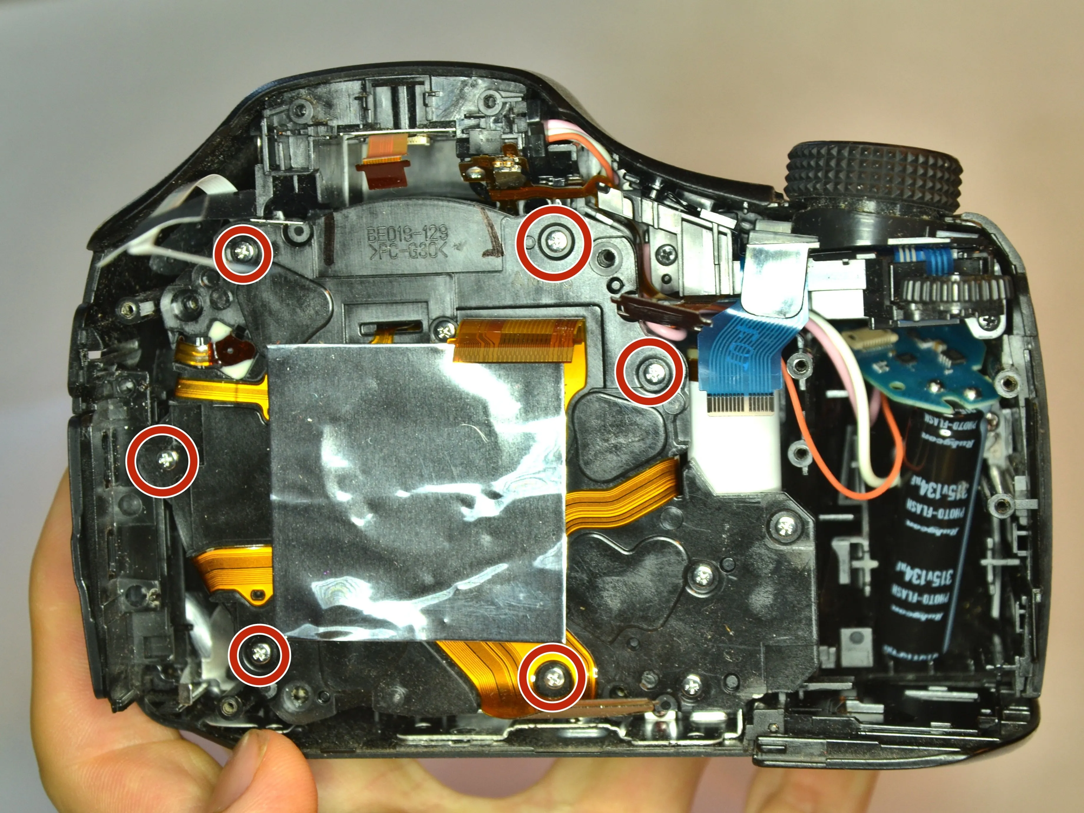 Sony Cyber-shot DSC-HX400V Teardown, Sensorbackplate: шаг 15, изображение 1 из 3
